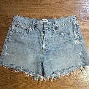 AGOLDE “Parker Long” denim short. Size 29.